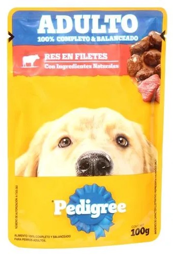Pedigree Adulto Res en Filetes
